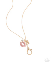 Load image into Gallery viewer, Read My Lips! - Pink necklace
