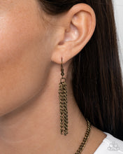 Load image into Gallery viewer, Edgy Eagle - Brass necklace
