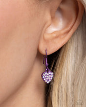 Load image into Gallery viewer, Homecoming Hearts - Purple necklace
