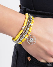 Load image into Gallery viewer, Nuanced Navigator - Yellow bracelet
