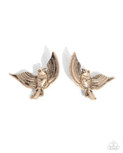 Load image into Gallery viewer, Bird of PLAY - Gold earrings
