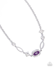 Load image into Gallery viewer, Aerial Approval - Purple necklace
