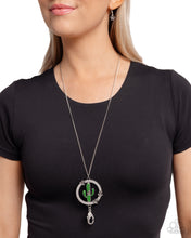 Load image into Gallery viewer, Poetic Patio - Green necklace
