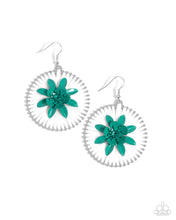 Load image into Gallery viewer, Dancing Daydream - Green earrings
