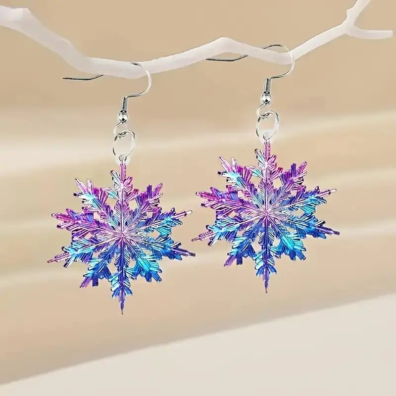 Iridescent Snowflake Dark Boutique ER