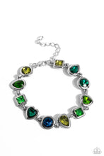 Load image into Gallery viewer, Actively Abstract - green bracelet
