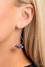 Load image into Gallery viewer, Charm of the Century - blue  earrings
