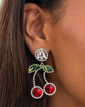 Load image into Gallery viewer, Cherry picking-Red Earrings
