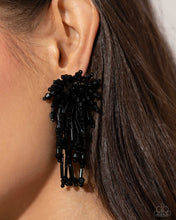 Load image into Gallery viewer, Congratulatory Charm - black earrings
