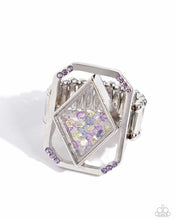 Load image into Gallery viewer, Diamond in the STUFF - purple - ring
