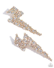 Load image into Gallery viewer, Electric Effulgence - gold - earrings

