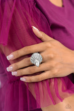 Load image into Gallery viewer, Fan Dance Dazzle - Exclusive life of the party- white ring
