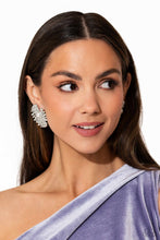 Load image into Gallery viewer, Fancy Fireworks - white - earrings
