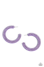 Load image into Gallery viewer, Flawless Fashion - purple - Paparazzi earrings
