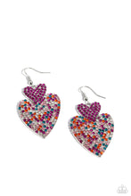 Load image into Gallery viewer, Flirting Flourish - pink - earrings
