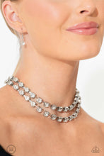 Load image into Gallery viewer, Glistening Gallery - white necklace November Life of the party 2023
