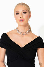 Load image into Gallery viewer, Glistening Gallery - white necklace November Life of the party 2023
