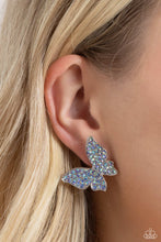 Load image into Gallery viewer, High Life - blue earrings Paparazzi Accessories
