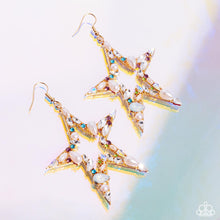 Load image into Gallery viewer, Variegated Value - Gold Earrings - July 2024 Life of the Party
