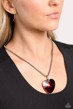 Load image into Gallery viewer, Parting is Such Sweet Sorrow - red necklace
