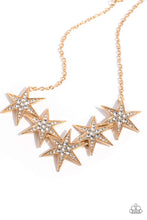 Load image into Gallery viewer, Rockstar Ready - gold - Paparazzi necklace
