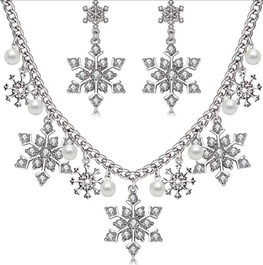 White Bling Snowflake Set Boutique NL