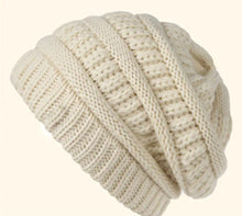 Load image into Gallery viewer, Cable Knit Winter Boutique Hat

