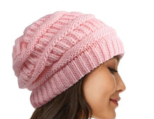 Load image into Gallery viewer, Cable Knit Winter Boutique Hat
