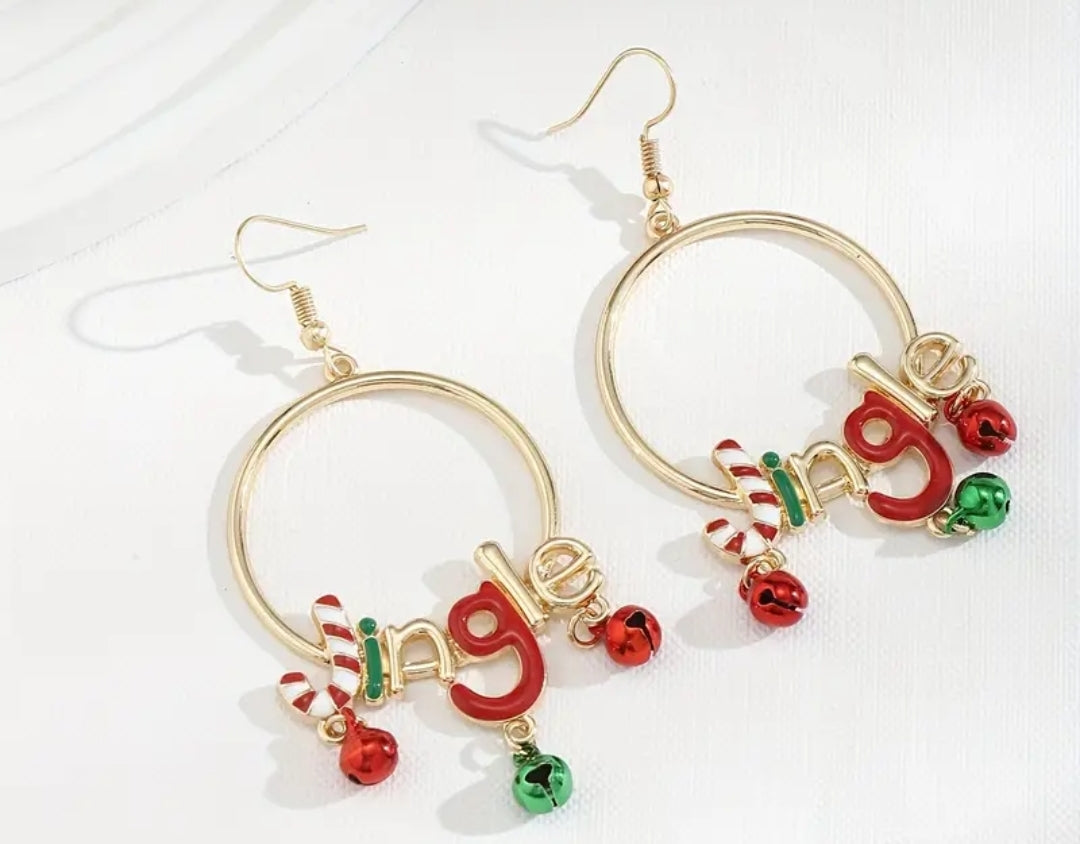 Jingle Bells Hoop Boutique ER