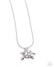 Load image into Gallery viewer, Sea Turtle Statement - white necklace
