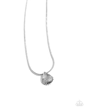 Load image into Gallery viewer, Seashell Simplicity - silver necklace
