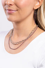Load image into Gallery viewer, Tasteful Tiers - pink  necklace
