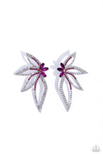 Load image into Gallery viewer, Twinkling Tulip - pink -post earrings
