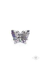 Load image into Gallery viewer, Fearless Flutter - Multi Butterfly Ring - Pink Diamond Life of the Party
