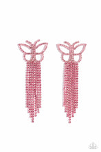Load image into Gallery viewer, Billowing Butterflies-Pink Post Earrings +1Mystery piece

