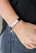Load image into Gallery viewer, Love Life - Black Bracelet 
