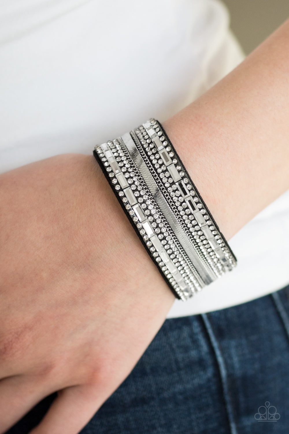 Teasingly Tomboy - Black bracelet