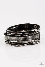 Load image into Gallery viewer, Tough Girl Glamour - Black bracelet
