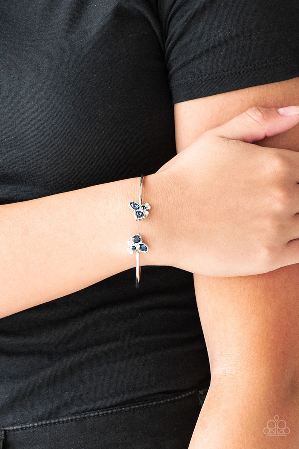 Going For Glitter - Blue bracelet