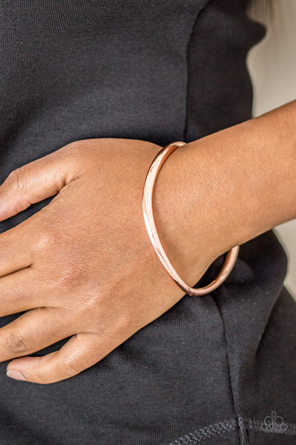 Awesomely Asymmetrical - Copper bracelet
