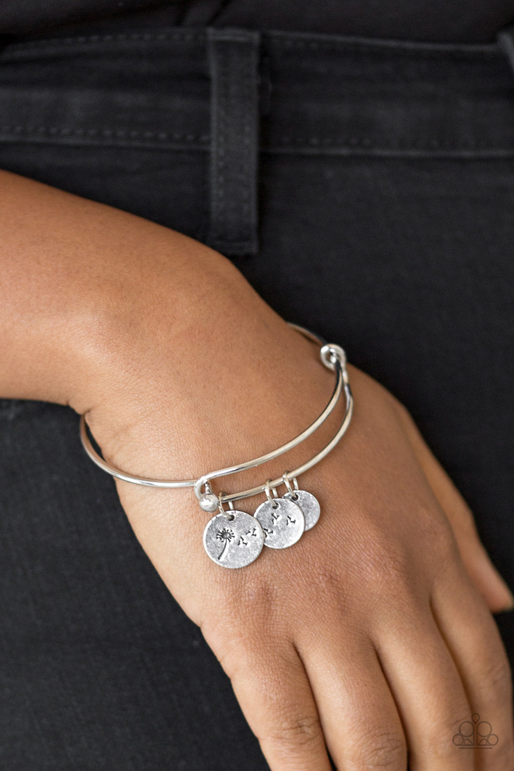 Dreamy Dandelions - Silver bracelet