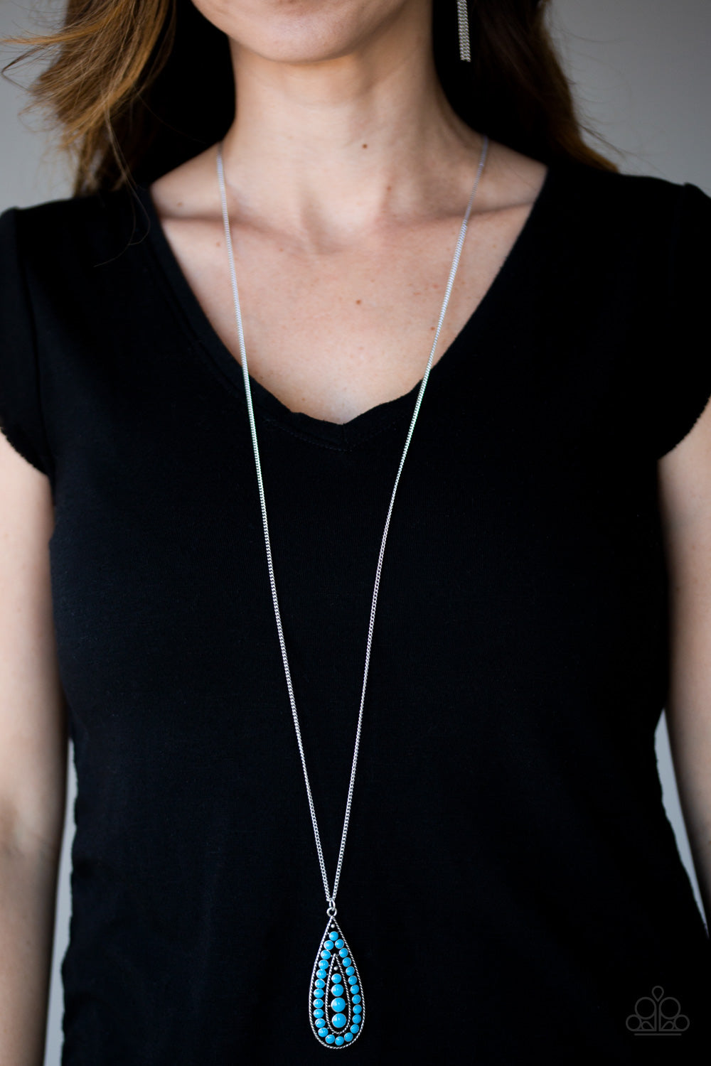 Tiki Tease - Blue necklace