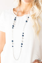 Load image into Gallery viewer, Uptown Talker - Blue necklace
