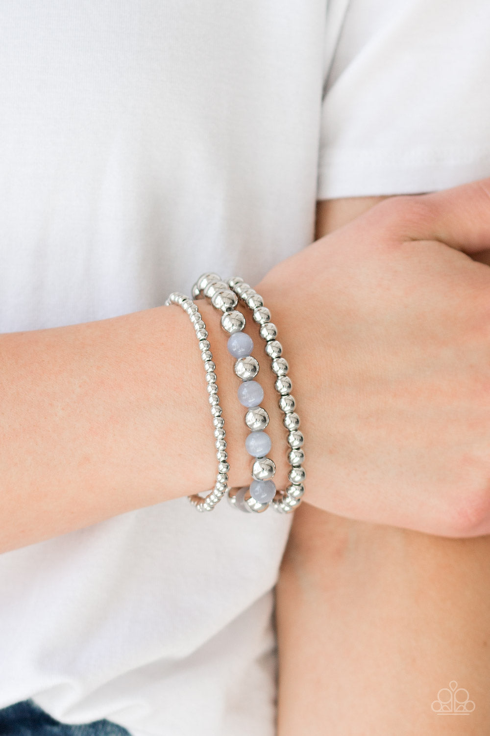 Always On The GLOW - Silver bracelet