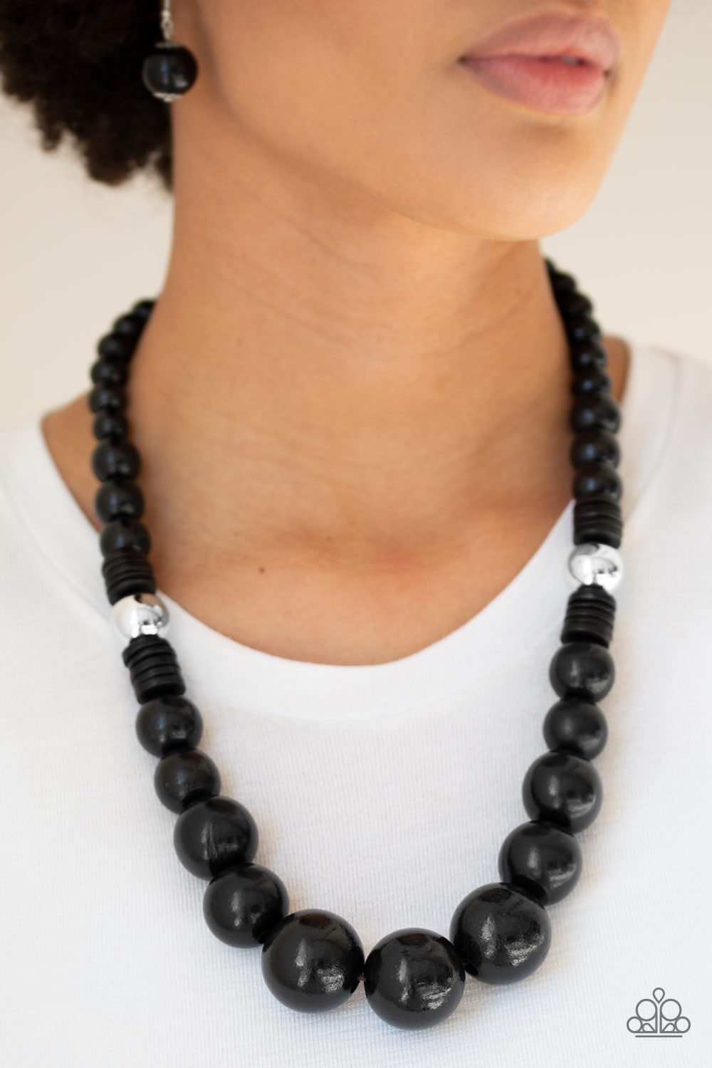 Panama Panorama - Black necklace