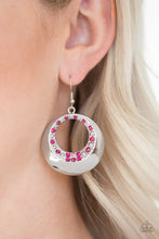 Load image into Gallery viewer, Ringed In Refinement - Pink earrings
