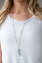 Load image into Gallery viewer, Crystal Cascade - Blue necklace
