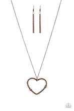Load image into Gallery viewer, Straight From The Heart - Copper Necklace
