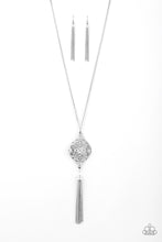 Load image into Gallery viewer, Totally Worth The TASSEL - Silver necklace
