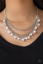 Load image into Gallery viewer, Wait and SEA - White necklace
